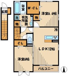 フォンテーヌ聖蹟IIの物件間取画像